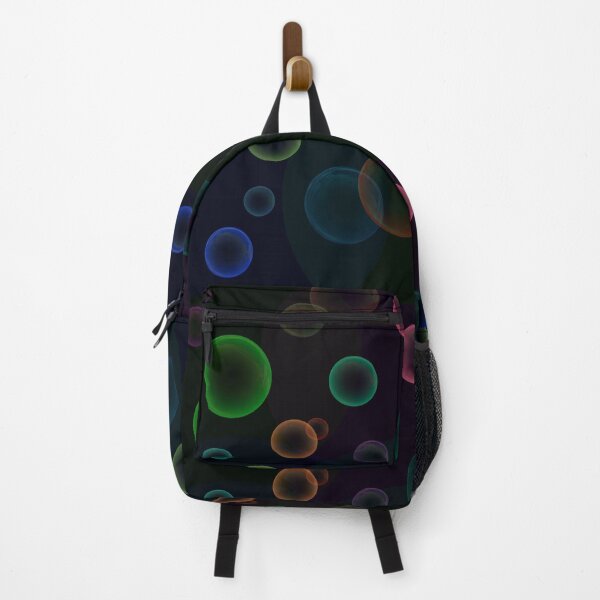 Item preview, colorful 3d bubbles dark version designed and sold by meuliasshop.