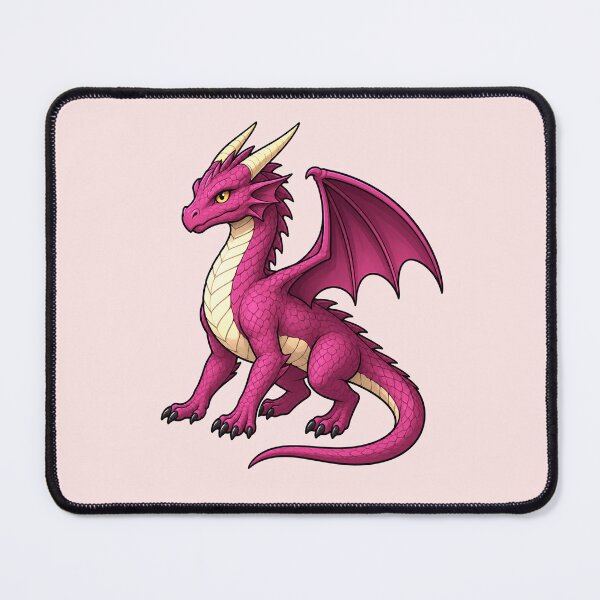 Item preview, Majestic Magenta Dragon Illustration for Dragon Lovers designed and sold by Hatchling Hollow.