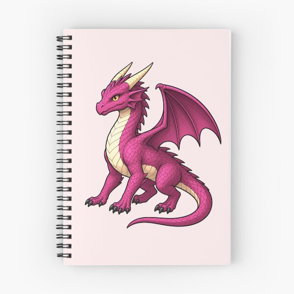 Item preview, Ilustración de un majestuoso dragón magenta para amantes de los dragones. designed and sold by Hatchling Hollow.