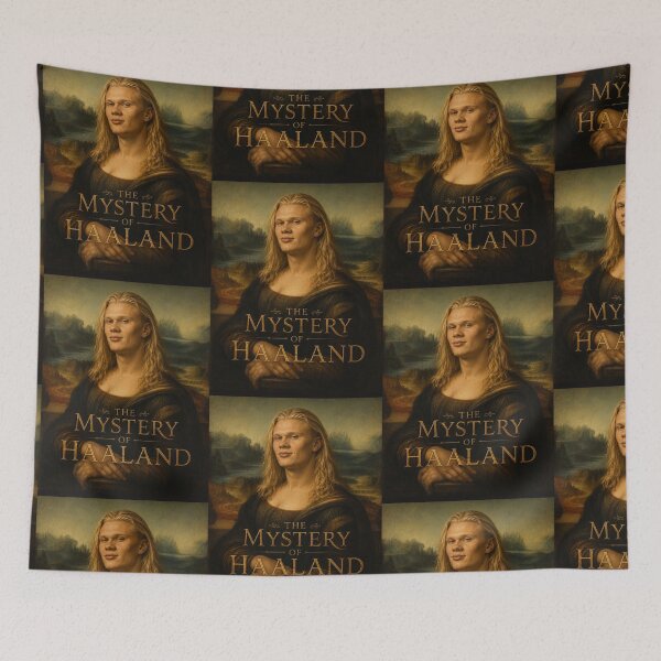 Item preview, The Mystery of Haaland | Renaissance Football Museum Parody designed and sold by Ginastle26.