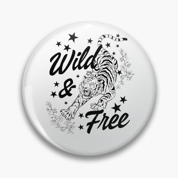 Item preview, Retro Wild and Free Tiger Celestial Graphic designed and sold by The secret storage room.