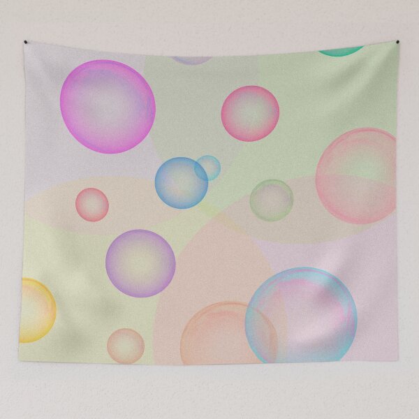Item preview, colorful 3d bubbles indie version designed and sold by meuliasshop.