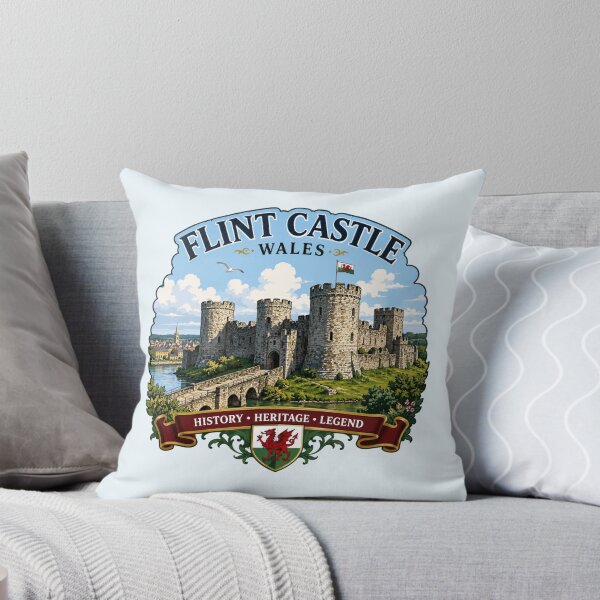 Item preview, Flint Castle, Wales - Historic Medieval Landmark designed and sold by Myra365Art.