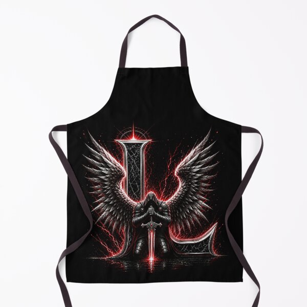 Item preview, Crimson Oath Sentinel Letter L designed and sold by BlissBlvdShop.