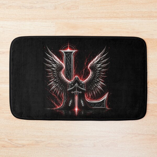 Item preview, Crimson Oath Sentinel Letter L designed and sold by BlissBlvdShop.