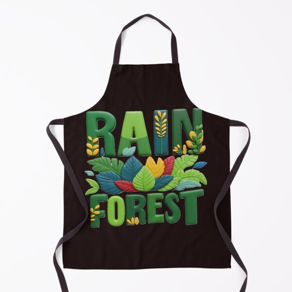 Item preview, rain forest botanical colorful typographic botanical design designed and sold by SmashingDeals.