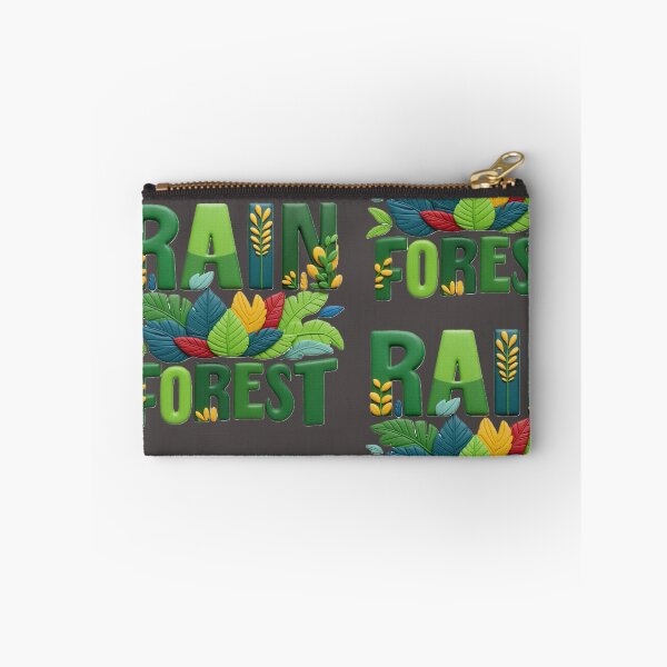 Item preview, rain forest botanical colorful typographic botanical design designed and sold by SmashingDeals.