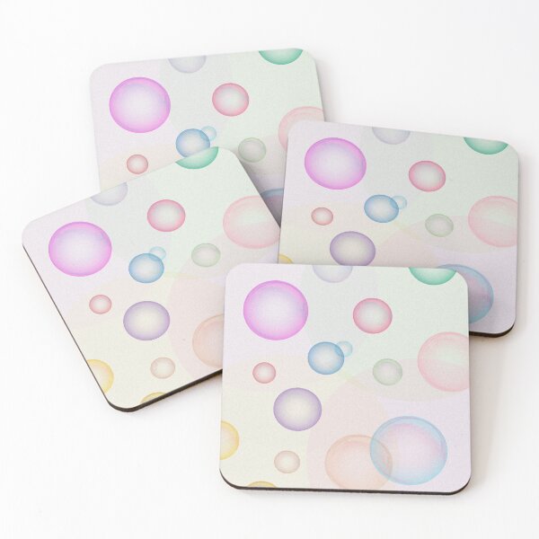 Item preview, colorful 3d bubbles pastel version designed and sold by meuliasshop.