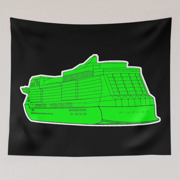 Item preview, Colored cruise ship designed and sold by HungarianSailor.