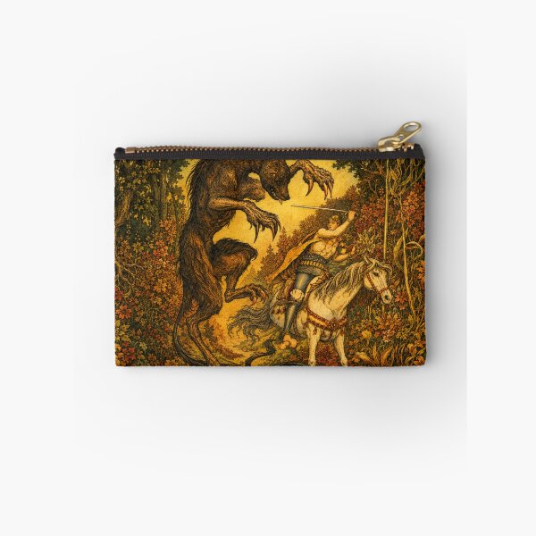 Item preview, Welwa Monster - Mythical Creature Vintage Fantasy Art Print for Fantasy Lovers designed and sold by RickE.