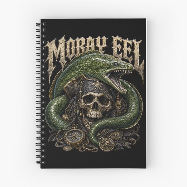 Item preview, Gothic Moray Eel Skull Tattoo Marine Design designed and sold by Uglyandcute.