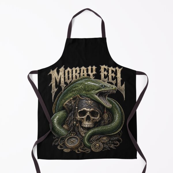 Item preview, Gothic Moray Eel Skull Tattoo Marine Design designed and sold by Uglyandcute.
