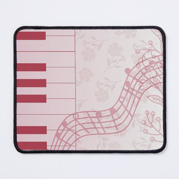 Item preview, red piano vintage style pattern designed and sold by meuliasshop.