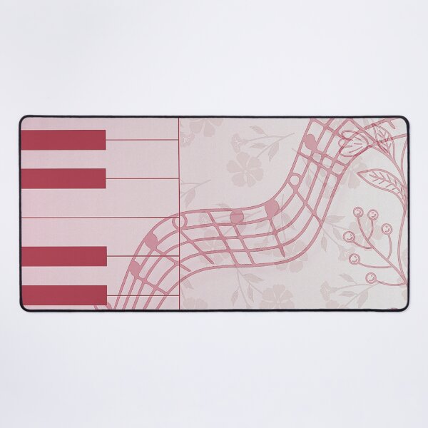 Item preview, red piano vintage style pattern designed and sold by meuliasshop.