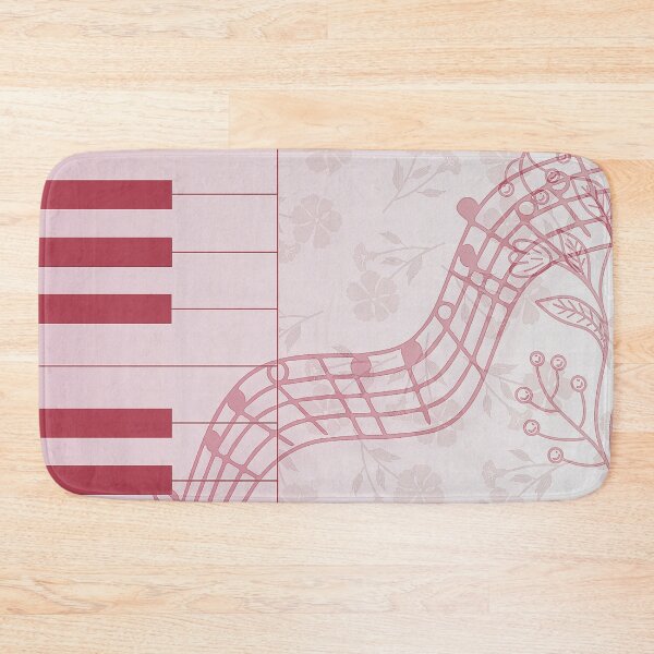 Item preview, red piano vintage style pattern designed and sold by meuliasshop.