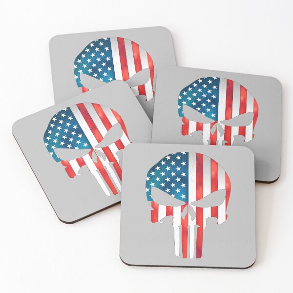 Item preview, American Punisher Flag - Patriot USA, Punisher Skull designed and sold by DGMaxShop.