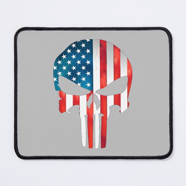 Item preview, American Punisher Flag - Patriot USA, Punisher Skull designed and sold by DGMaxShop.