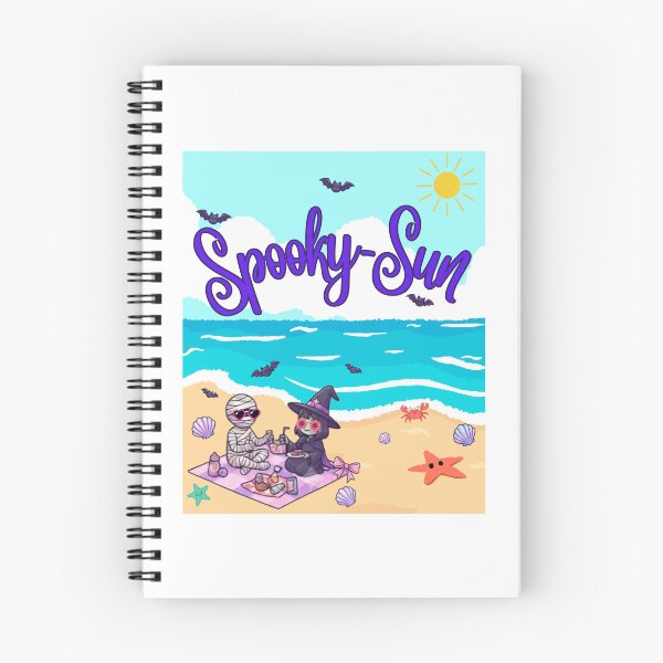 Item preview, Spooky-Sun: Chibi Witch and Mummy Beach Day designed and sold by VibranPalette.