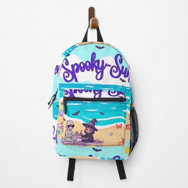 Item preview, Spooky-Sun: Chibi Witch and Mummy Beach Day designed and sold by VibranPalette.
