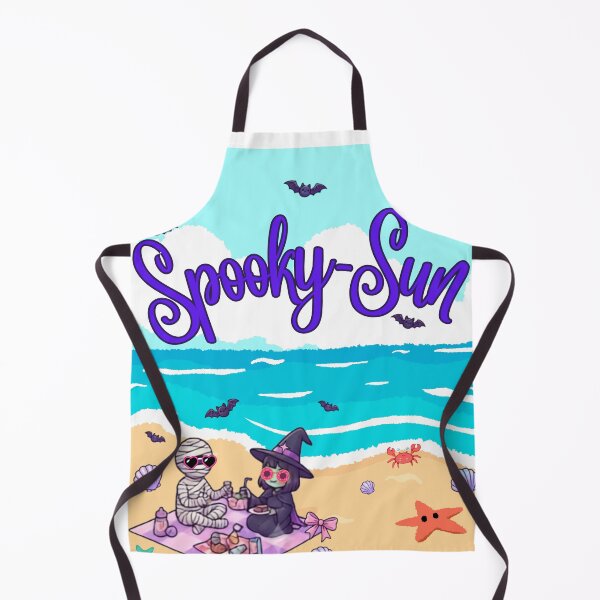 Item preview, Spooky-Sun: Chibi Witch and Mummy Beach Day designed and sold by VibranPalette.