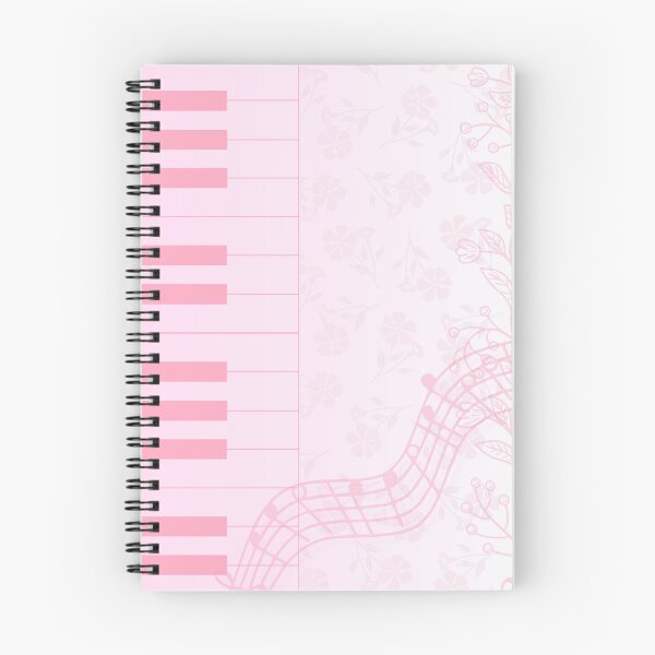 Item preview, pink piano vintage style pattern designed and sold by meuliasshop.