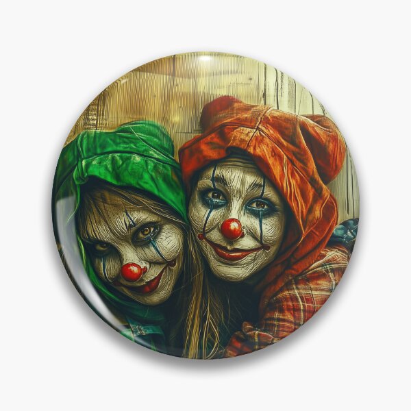Item preview, Best Friends Clown Portrait designed and sold by Verademacedoart.
