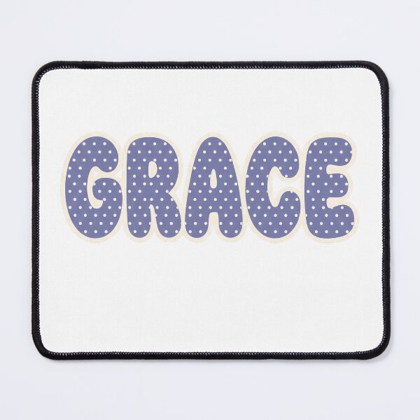 Item preview, Grace Bubble Letter Polka Dot Christian Shirt designed and sold by Gente De Loca.