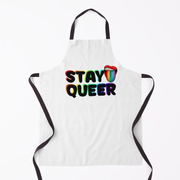 Item preview, Stay Queer Retro Glitch Rainbow Pride Graphic designed and sold by feralheartsclub.