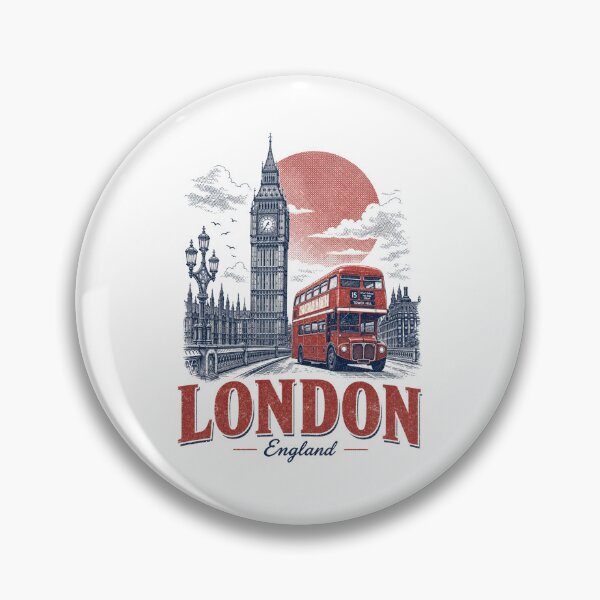 Item preview, London England designed and sold by GrooveAndGlow.