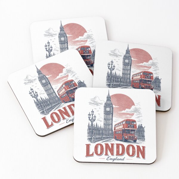 Item preview, London England designed and sold by GrooveAndGlow.