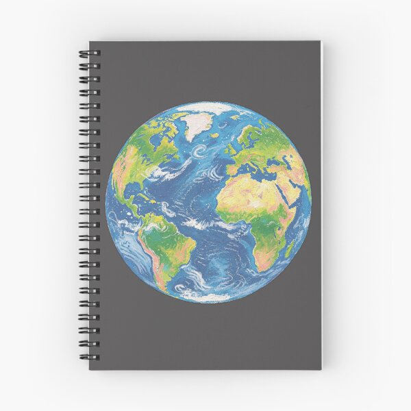 Item preview, Colorful Painted Earth Planet Illustration | Space Art designed and sold by TeyArtWork.