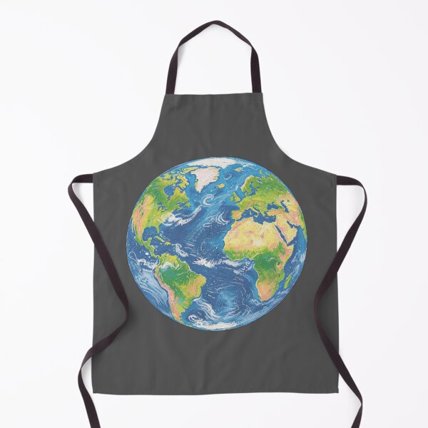 Item preview, Colorful Painted Earth Planet Illustration | Space Art designed and sold by TeyArtWork.