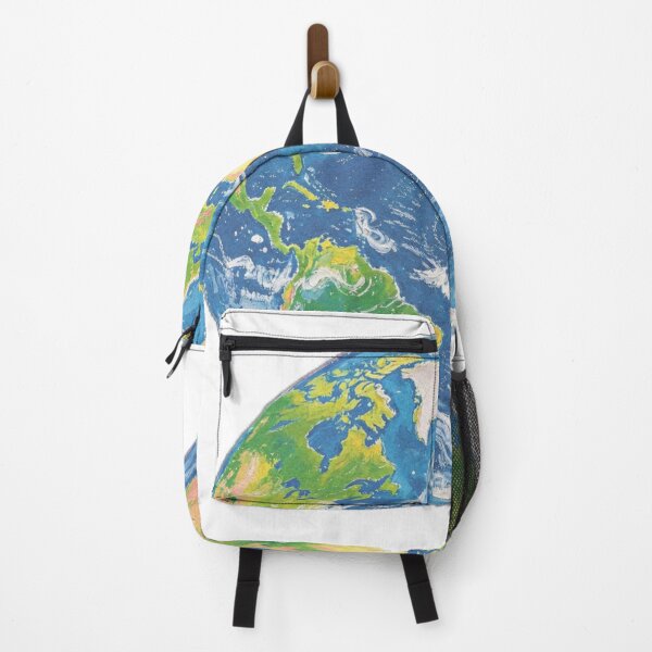 Item preview, Colorful Painted Earth Planet Illustration | Space Art designed and sold by TeyArtWork.