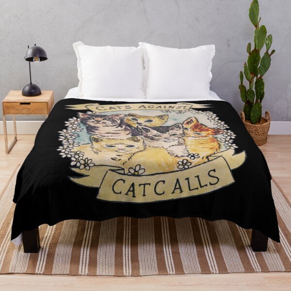 Item preview, cats against cat calls original (see v2 in my shop) designed and sold by Jamie Bonfiglio.