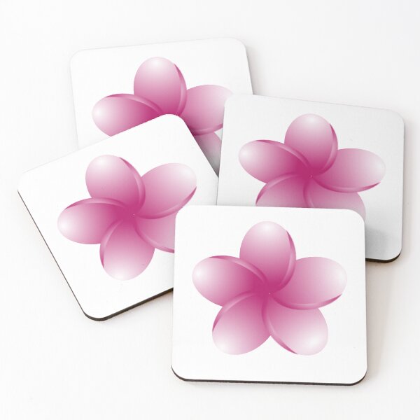 Item preview, Plumeria con degradado rosa y blanco designed and sold by ka1ea.