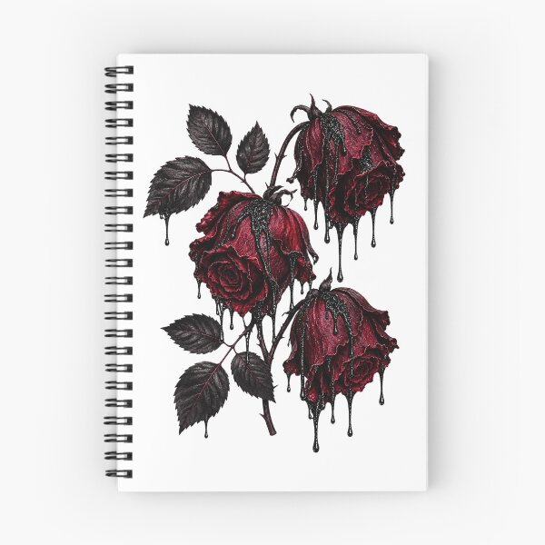 Item preview, Bleeding Gothic Roses Dark Floral Aesthetic Crimson Black Rose Botanical Art designed and sold by RoPrincess.