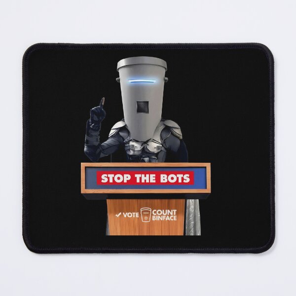 Item preview, Vote Count Binface Stop the Bots designed and sold by hargisnamocho.
