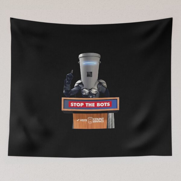 Item preview, Vote Count Binface Stop the Bots designed and sold by hargisnamocho.