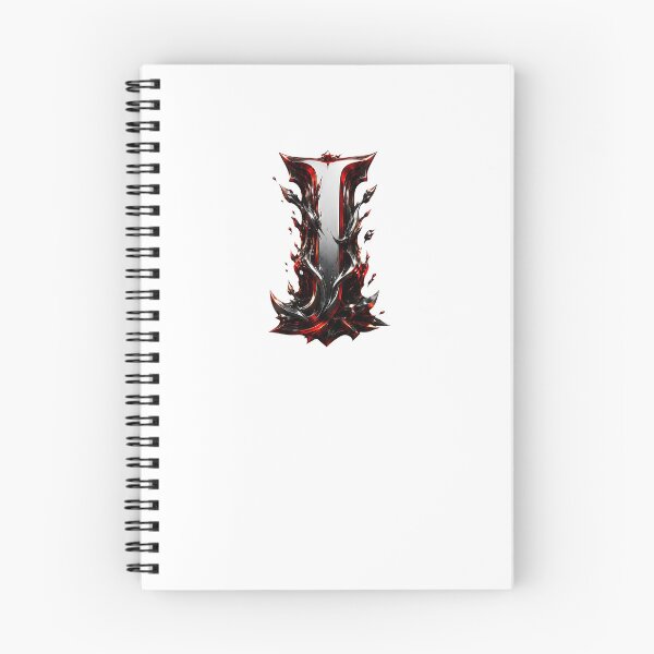 Item preview, Crimson Steel Alphabet of Power Letter I designed and sold by BlissBlvdShop.