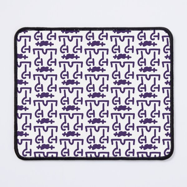Item preview, Purple Geometric Doodle Face – Minimalist Abstract Character Illustration designed and sold by felipemaldonadoart.