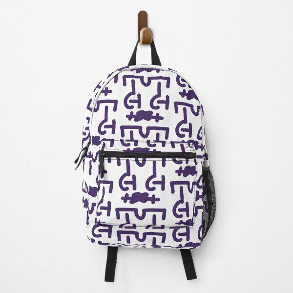 Item preview, Purple Geometric Doodle Face – Minimalist Abstract Character Illustration designed and sold by felipemaldonadoart.