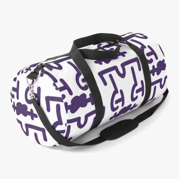 Item preview, Purple Geometric Doodle Face – Minimalist Abstract Character Illustration designed and sold by felipemaldonadoart.