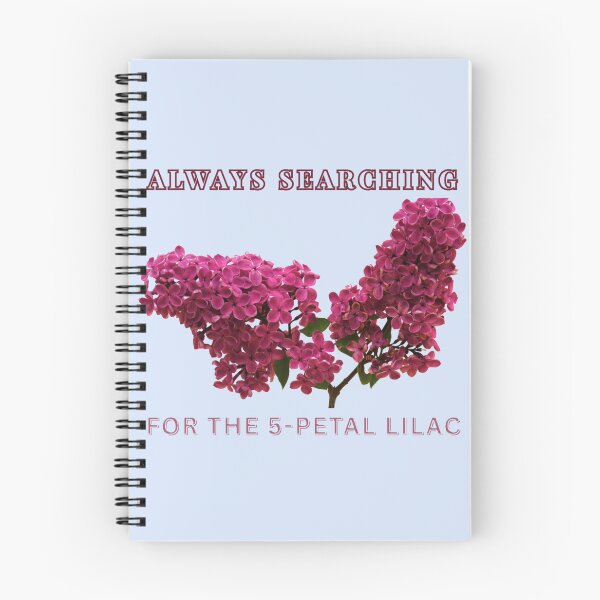 Item preview, Always Searching For The 5 Petal Lilac Lucky Flower Meme designed and sold by JurateArt-DK.