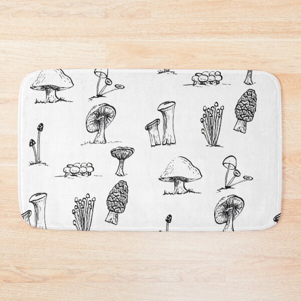 Item preview, Hand-Drawn Mushroom Collection – Botanical Fungi Line Art designed and sold by ArtwithKellie.