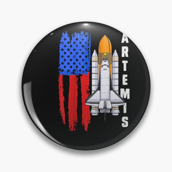 Item preview, Artemis III Space Rocket Us Flag Patriotic Lunar Mission Tee designed and sold by FrankIsabel.
