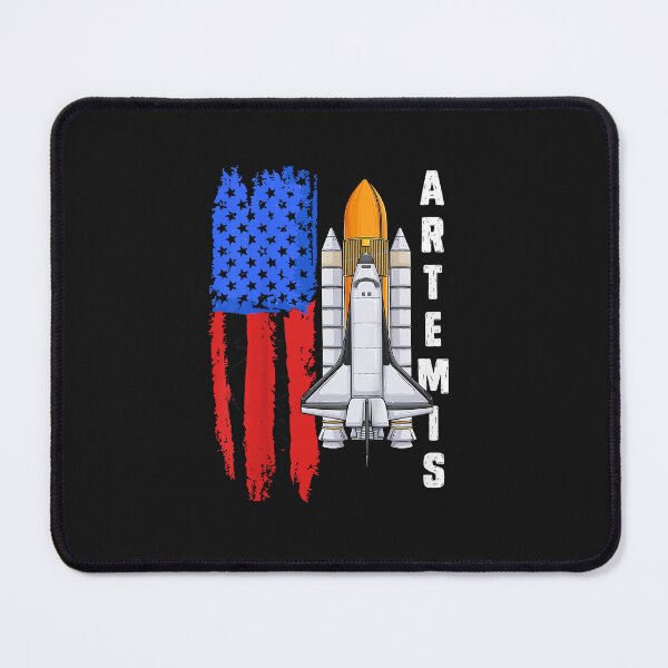 Item preview, Artemis III Space Rocket Us Flag Patriotic Lunar Mission Tee designed and sold by FrankIsabel.
