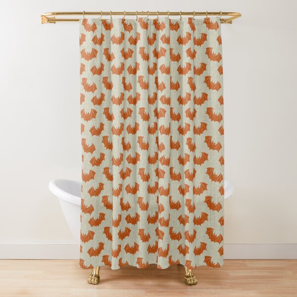Item preview, Gothic Folk Bat Toile Autumn Halloween Pattern designed and sold by DColourMuse.