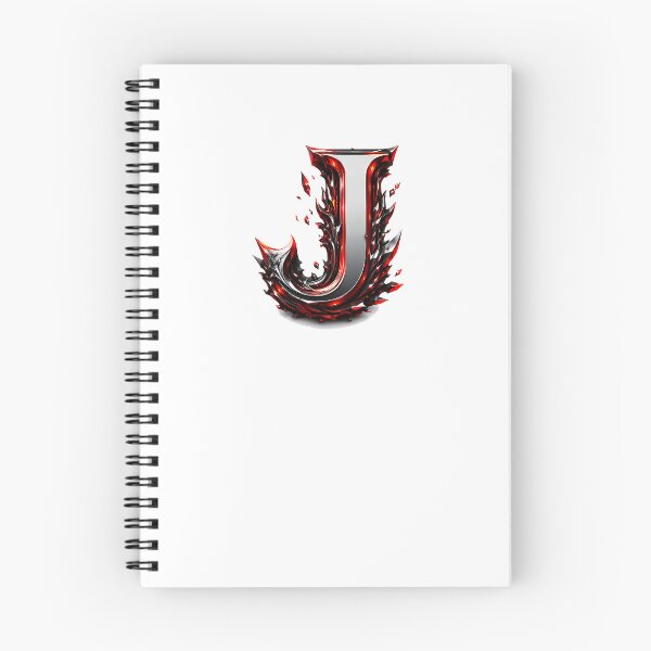 Item preview, Crimson Steel Alphabet of Power Letter J designed and sold by BlissBlvdShop.