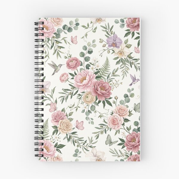Item preview, Pink Floral Dress Design | Romantic Botanical Fashion Illustration | Feminine Cottagecore Aesthetic designed and sold by Softbear Atelier.