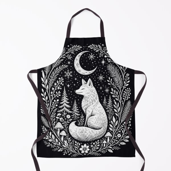 Item preview, Moonlit Fox in the Enchanted Winter Forest designed and sold by Victor Shadehorn.